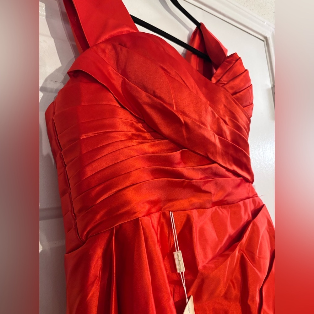 Elegant Red Evening Gown - Picture 4 of 8
